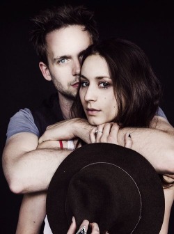 troian-bellisario-pics:  Troian and Patrick J Adams are so cute