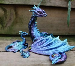 sosuperawesome:  Dragons by Dragons And Dewdrops on Etsy  Follow