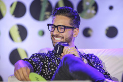 celebsofcolor: Maluma speaks at the Billboard Latin Conference