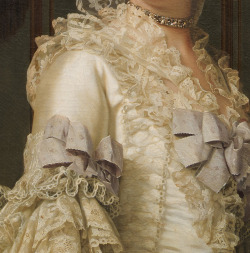 c0ssette:  Vigilius Eriksen,The Queen Dowager Juliane Marie (detail)