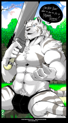 aliensymbol:  New monthly Patreon picture I did, The White Tiger