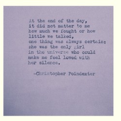 christopherpoindexter:  “The universe and her, and I” poem