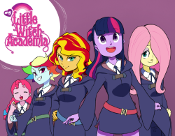 epicbronytimes:  My Little Witch Academia by empty-10  