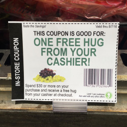obviousplant:  I left some fake in-store coupons at the grocery