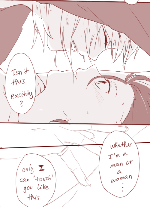 paa-kaa:  There goes my ticket to heaven.Not extreme r18 but still…well, i promised right? For those who are uncomfortable with my blog posting r18, its okay to unfollow me. ^v^;I guess i will be seeing Mr.Satan soon…