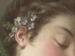  A Sleeping Lady:  François Boucher (detail) 