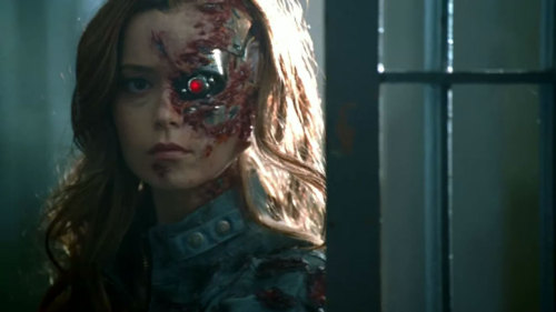 bearmachines: richard-is-bored:  Terminators   Battle DamageÂ    Iâ€™m reminded again of how much better the practical effects looked than the (possibly more expensive?) CGI in Salvation and Genesys. 