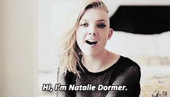 dailydormer:  natalie dormer + introducing herself  That little
