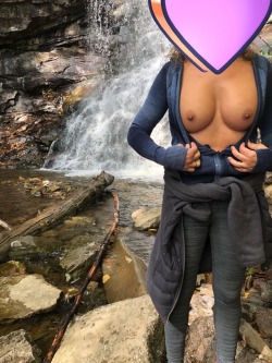 luvmyhotwife25:  Took the day off to get back to nature… God