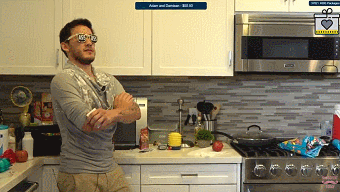 markipliergamegifs:  WE DID IT!!! A dance dance dance and a dance dance dance!! I’m emotional and covering it up with gifs and dancingCards Against Humanity LIVE