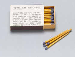 phytos:  Ben Vautier - Total Art Matchbox, 1968