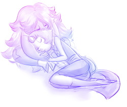 gemobsession:  Doodling some Pearlmethyst and getting carried