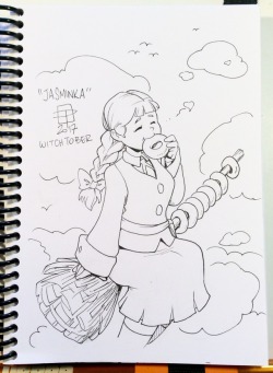 callmepo:Witchtober day 25: Jasminka Antoneko from Little Witch Academia