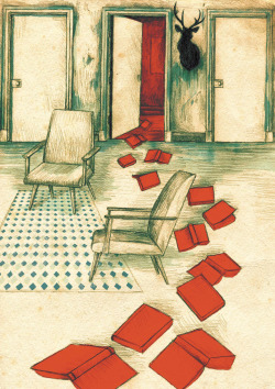 bibliolectors:  Espacio de lectura (ilustración de Jennifer