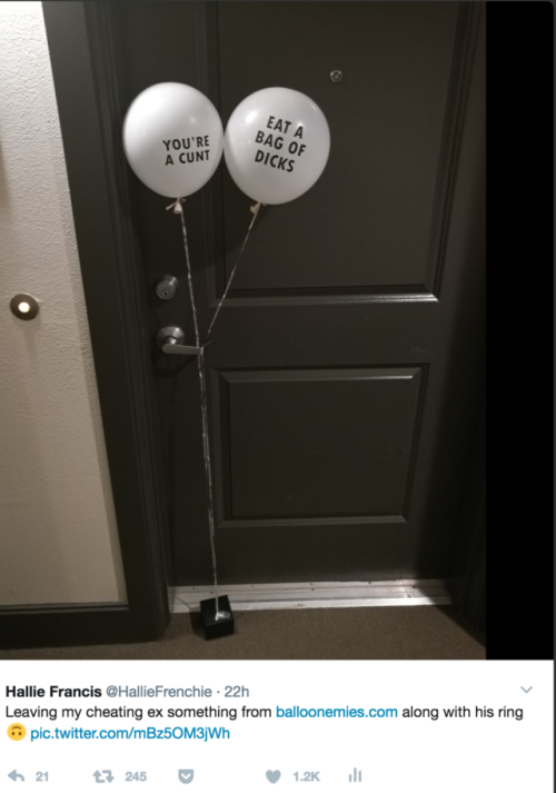 balloonemies:☑︎Take revenge at your cheating ex☑︎Send to your boss who you hate at work☑Ruin birthday parties, get togethers, friendships Shop our 12 pack balloons on sale NOW 