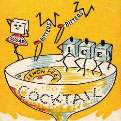 danismm: Liberty Cocktail graphic from a vintage match pack -