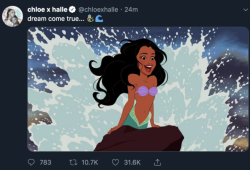 bob-belcher:  Halle Bailey is Ariel in Disney’s The Little