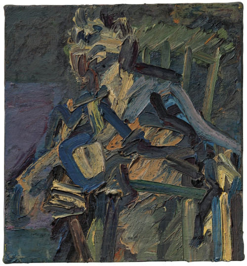 thunderstruck9:Frank Auerbach (British, 1931), J.Y.M. Seated,