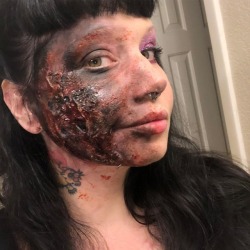 mayasinstress:  #BurntheWitch makeup study. #halloweenmakeup