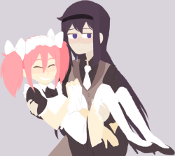 homora-chan:  Maid Madoka and butler HomuraInspired by a fic