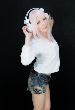 Super Sonico Cosplay (Le Chat) 2-1