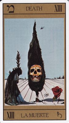 triste-le-roy:  Death card from the Dalí Universal Tarot (Juan