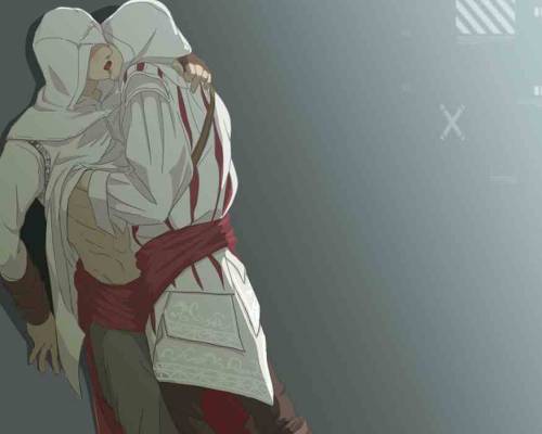 Collection of “Assassins Creed” Fan Art by Doubleleaf Featuring Ezio, Altair, Malik & Leonardo.