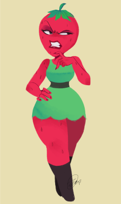 jizzy-art: strawberry girl is my fave bitter strawberry~;9