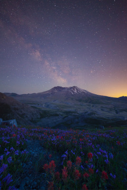 sundxwn:  Mount St. Helens National Volcanic Park - Castle Rock,