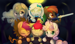 project-maren:  Halloween of filly ! Damn It ! too late XD