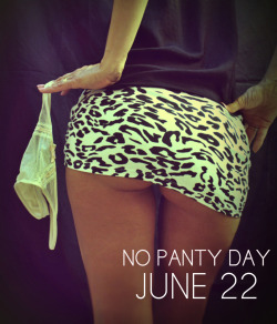 thong-it:  No Panty Day - June 22