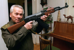 Today Mikhail Kalashnikov, inventor of the eponymous assault