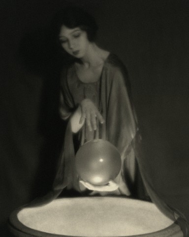 mortacredit: Margaret Severn Holding Crystal Ball Dancer,in <The