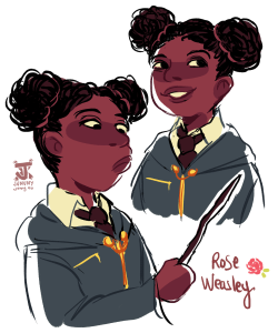 jununy:  quick rose weasley doodle since they RELEASED PHOTOS