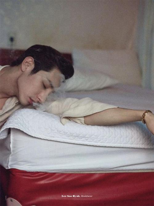 tiled:â€˜The Nonconformistâ€™ Lee Soo Hyuk by Peter Ash Lee - Lâ€™Uomo Vogue