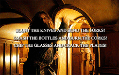 elvenking:  That’s what Bilbo Baggins hates! 