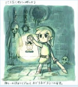 onthegreatsea:  Concept Art from The Minish Cap 