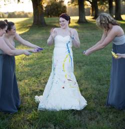 micdotcom:  Bride turns getting left at the altar into incredible