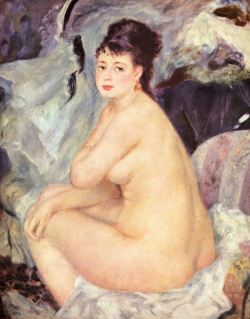 polskunstgalerie:  Pierre-Auguste Renoir. Weiblicher Akt (Anna). 1876,
