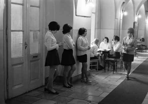 Nurses school, Budapest, 1970 Nudes & Noises  