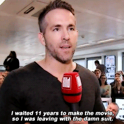gamora:  Ryan Reynolds took his Deadpool suit home after filming