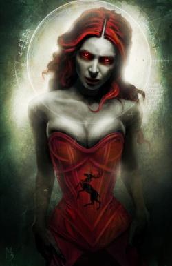 xombiedirge:  Melisandre of House Baratheon by Menton J. Matthews