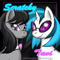 twilightsprinkle:  The Divas of Harmony - Scratch and Tavi by