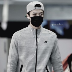 exo-maknaes:  [HQ] 141114 EXO Sehun in Fukuoka-ICN Airport ||