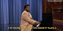 fallontonight:  Craig Robinson led the audience in “If you’re