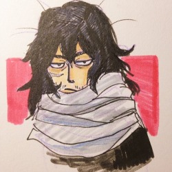 elektrisktmonster: aizawa birthday doodles!!! happy birthday