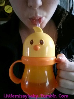 littlemissybaby:  I bought the most adorable sippy! Perfect for