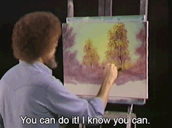 wakaremichis:  bob—-ross:  #1 Rule Of The World: Always obey