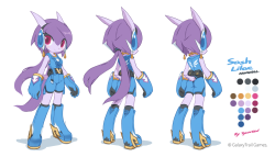 tysontan:  Lilac from Freedom Planet  I’m working with Stephen