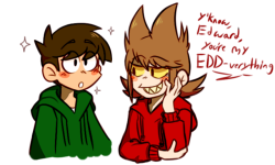 eddsmoped:  they have a punderful friendship